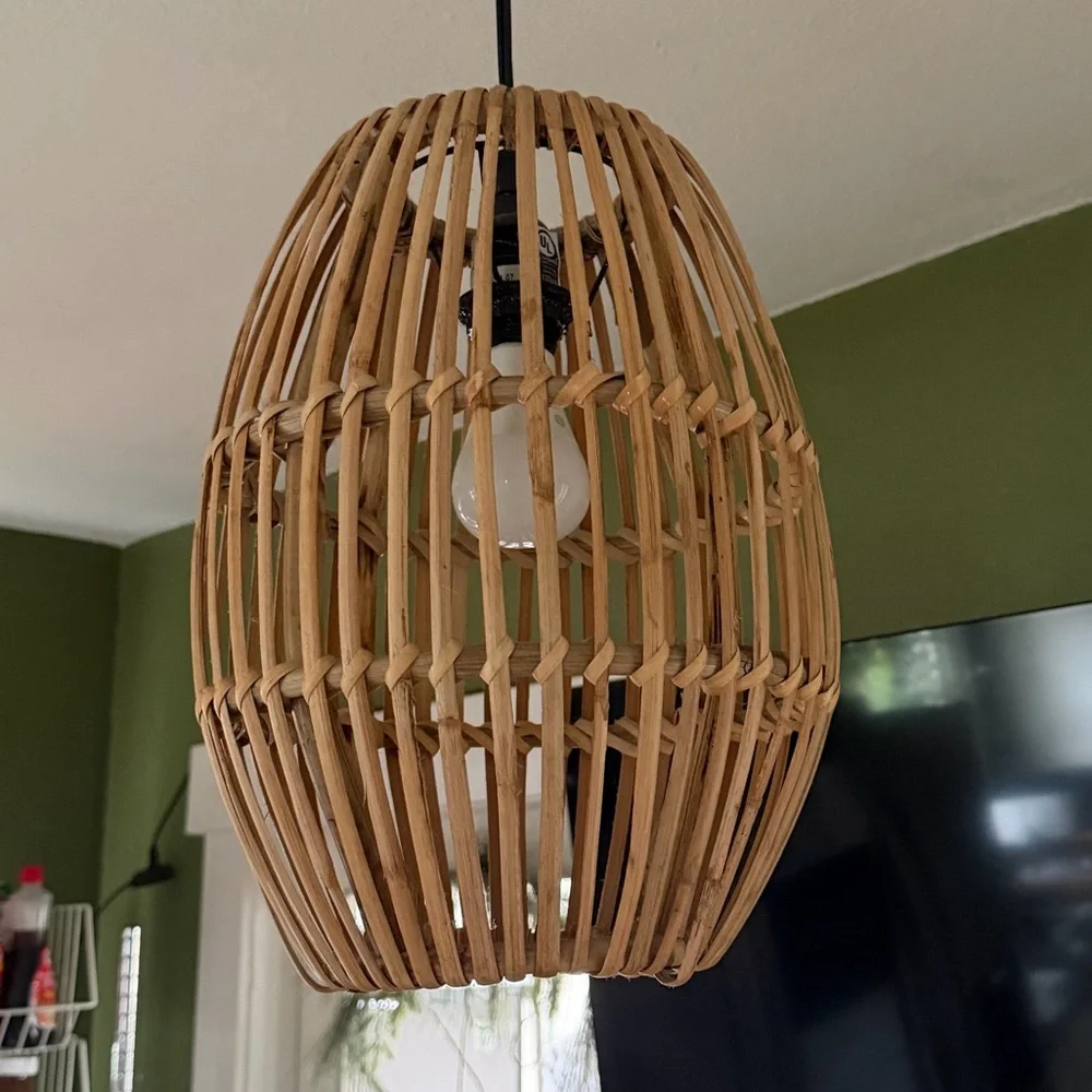 Urban Outfitters Natural Woven Lantern